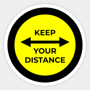 Keep Your Distance Sticker